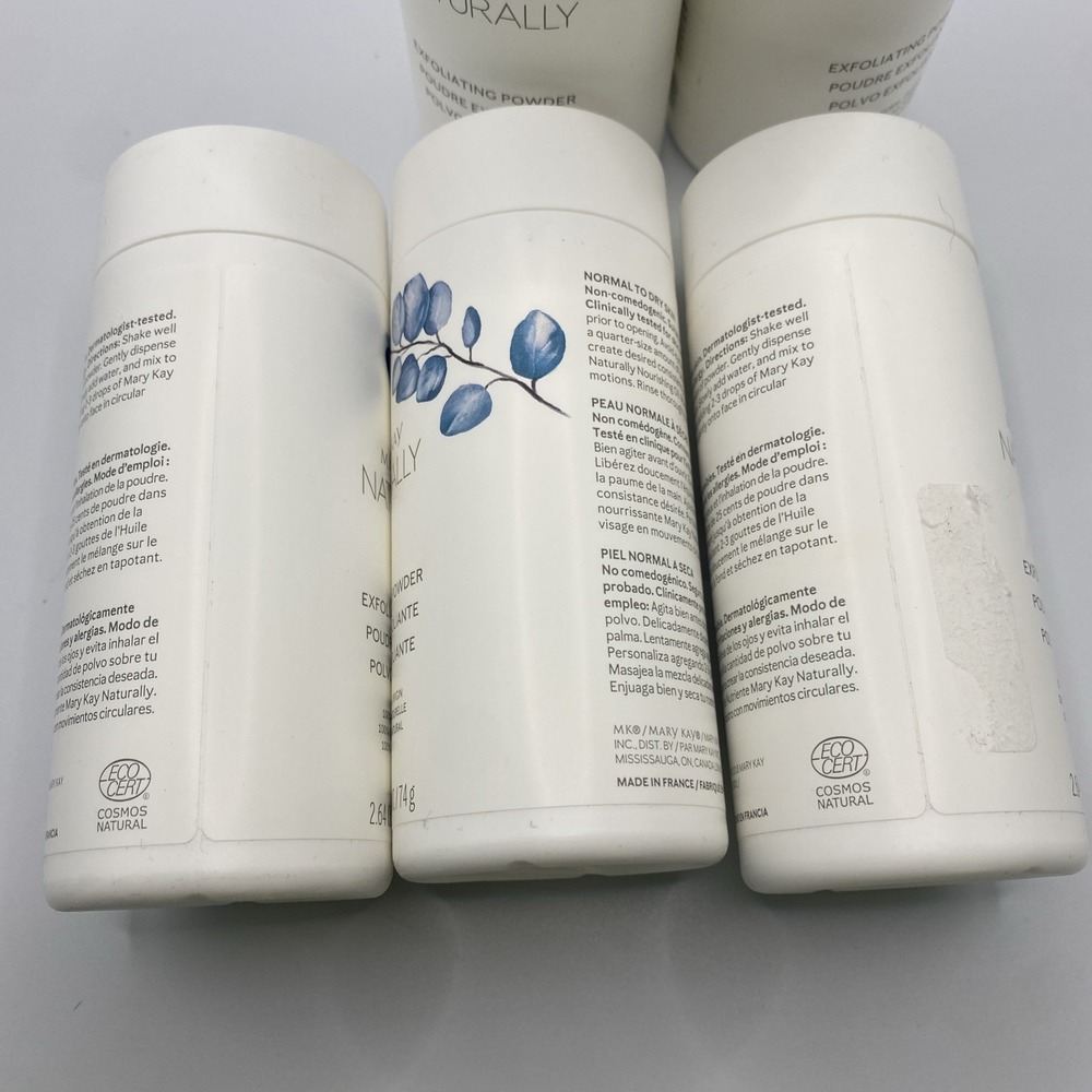 MARY KAY NATURALLY EXFOLIATING POWDER Lot Of 5 100% NATURAL ORIGIN 123970 Read - Picture 3 of 5
